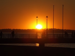 coucher de soleil arcachon