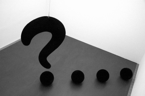 Je m'interloque Point d'interrogation, question