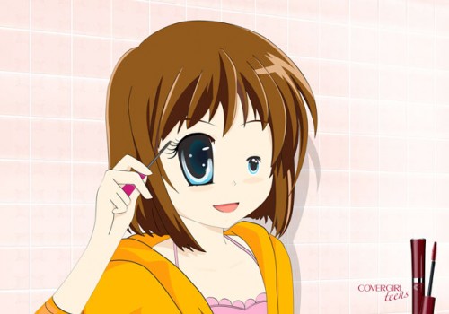 Pub Covergirl teens Anime