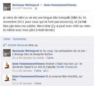 La vie est une longue bite tranquille